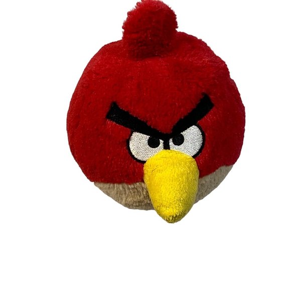 Angry Birds Soft Plush Toy Red  5 Inch - Picture 1 of 6